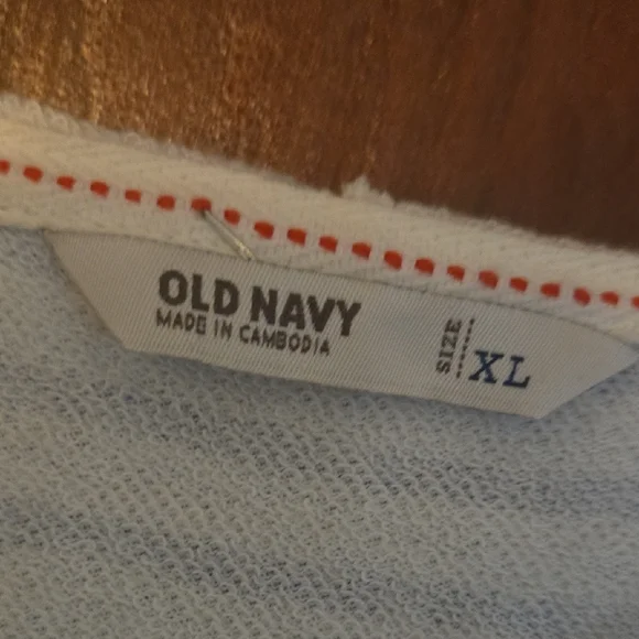 Old Navy Striped Hoodie Size Xl - Picture 2 of 4